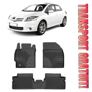 Toyota Auris I Din 01.2007 - 12.2012, Hatchback , Set Covorase Auto Tip Tavita Premium 3D, din cauciuc