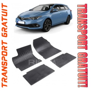 Toyota Auris II, Combi, fabricat din 07.2013 - 12.2018, set covorase auto dedicate, din cauciuc 100% Premium