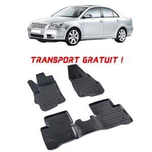 Toyota Avensis II 2003-2009 Set 4 covorase auto din cauciuc tip tavita premium line 3D - Transport Gratuit! accesorii pentru autoturismul tau - masina v48222