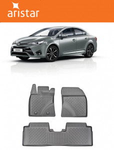 Toyota Avensis III, Combi, Din 01.2009 - 08.2018 , Set Covorase Auto Tip Tavita Premium 3D, din cauciuc accesorii pentru autoturismul tau - masina v174794