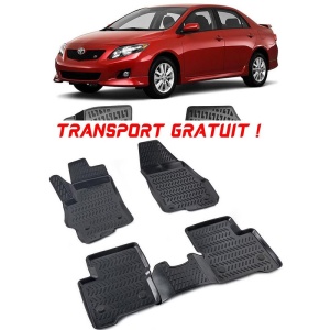 Toyota Corolla Ix E120. E130 2000 Set 4 covorase auto din cauciuc tip tavita premium line 3D - Transport Gratuit! accesorii pentru autoturismul tau - masina v48201