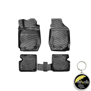 Toyota Corolla Ix E120. E130 2000 Set 4 covorase auto din cauciuc tip tavita premium line 3D accesorii pentru autoturismul tau - masina v241708