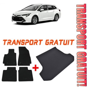 Toyota Corolla XII E210 din 03.2019 - Prezent Combi Portbagaj Superior *2, Set Covorase + tavita portbagaj auto