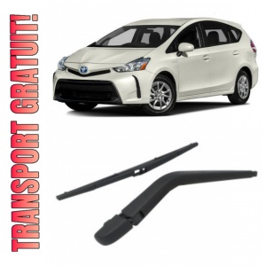 Toyota Prius Brat stergator pentru luneta spate cu lamela 400 mm, compatibil cu Toyota Prius Hatchback fabricat intre 2015, calitate extra