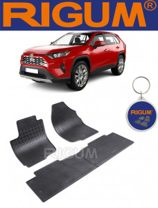 Toyota Rav4 IV, Suv, fabricat din 03.2013 - 12.2018, set covorase auto dedicate, din cauciuc 100% Premium accesorii pentru autoturismul tau - masina v160395