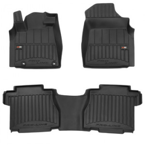 Toyota Tundra Crewmax Din 2010 - 2015, Pick-Up , Set Covorase Auto Tip Tavita Premium 3D, din cauciuc accesorii pentru autoturismul tau - masina v163735