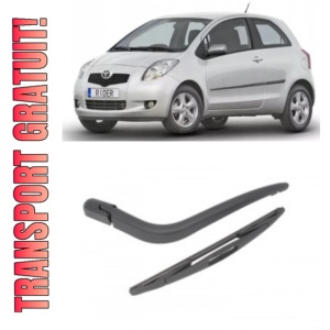 Toyota Yaris Brat stergator pentru luneta spate cu lamela 305 mm, compatibil cu Toyota Yaris Hatchback fabricat intre 1999-2005, calitate extra