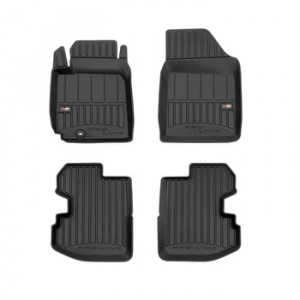 Toyota Yaris I Din 1999 - 2005, Hatchback , Set Covorase Auto Tip Tavita Premium 3D, din cauciuc accesorii pentru autoturismul tau - masina v165364