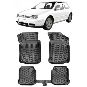 Volkswagen Golf 4 1997-2005 Set Covorase Auto Cauciuc Premium Umbrella accesorii pentru autoturismul tau - masina v149520
