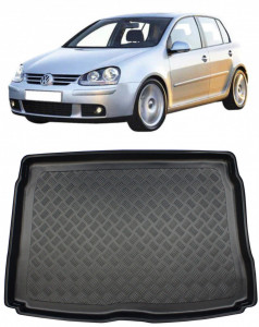 Volkswagen Golf 5 Hatchback din 10.2003 - 2008, Tavita Pentru Portbagaj Lux Premium Dedicata, Roata Rezerva Normala *2 accesorii pentru autoturismul tau - masina v191245