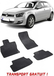 Volkswagen Golf 7, Hatchback, fabricat din 10.2012 - 12.2019, set covorase auto dedicate, din cauciuc 100% Premium - Transport Gratuit accesorii pentru autoturismul tau - masina v37400