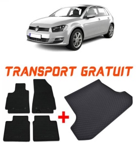 Volkswagen Golf 7 Sportsvan din 05.2014 - 12.2020 Van *2 , Set Covorase + tavita portbagaj auto accesorii pentru autoturismul tau - masina v2596
