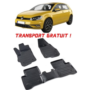 Volkswagen Golf 8 Cutie Auto Cauciucmata 2019- Set 4 covorase auto din cauciuc tip tavita premium line 3D - Transport Gratuit! accesorii pentru autoturismul tau - masina v48112