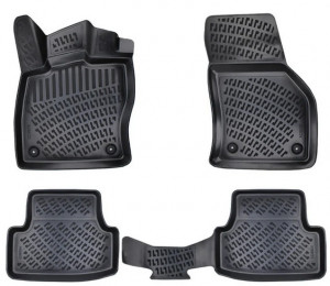 Volkswagen Golf 8 Cutie Manuala 2019- Set 4 covorase auto din cauciuc tip tavita premium line 3D accesorii pentru autoturismul tau - masina v241656