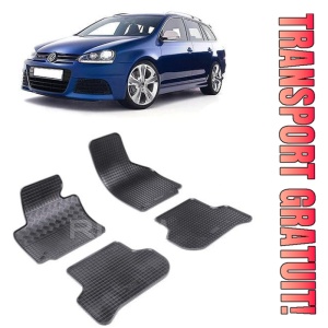 Volkswagen Golf V Plus fabricat din 2005 - 2009, set covorase auto dedicate, din cauciuc 100% Premium