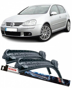 Volkswagen Golf V Set 2 stergatoare parbriz Bosch Aerotwin 600/475mm compatibile cu Volkswagen GOLF V (1K1) (2003-2008) (60 cm / 47.5 cm) accesorii pentru autoturismul tau - masina v114229