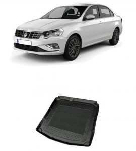Volkswagen Jetta VI Sedan din 01.2011 - 2018, Tavita Pentru Portbagaj Lux Premium Dedicata, Cu Separatoare *2 accesorii pentru autoturismul tau - masina v188001