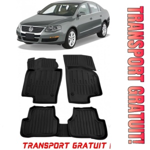 Volkswagen Passat B6 (2005-2010) Set covorase auto cauciuc G.Modern Line 3D transport gratuit