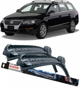 Volkswagen Passat B6 Variant Set 2 stergatoare parbriz Bosch Aerotwin 600/475mm compatibile cu Volkswagen PASSAT B6 Variant (3C5) (2005-2010) (60 cm / 47.5 cm) accesorii pentru autoturismul tau - masina v115364