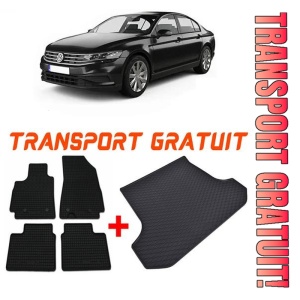 Volkswagen Passat B8 din 2019 - Prezent Sedan Facelift *1, Set Covorase + tavita portbagaj auto