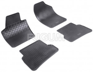 Volkswagen Polo VI, Hatchback, fabricat din 10.2017 - Prezent, set covorase auto dedicate, din cauciuc 100% Premium accesorii pentru autoturismul tau - masina v154607