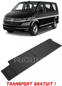 Volkswagen T6 Caravelle, Van, fabricat din 06.2015 - Prezent, Rand 2, set covorase auto dedicate, din cauciuc 100% Premium - Transport Gratuit accesorii pentru autoturismul tau - masina v37252