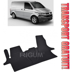 Volkswagen T6 Transporter fabricat din 2019 - Prezent, Van, 2-3 Locuri, set covorase auto dedicate, din cauciuc 100% Premium