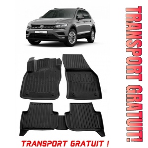Volkswagen Tiguan II (2015-2024) Set covorase auto cauciuc G.Modern Line 3D transport gratuit