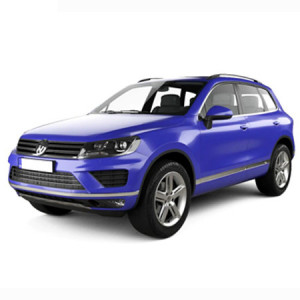 Volkswagen Touareg II Din 02.2010 - 03.2018, Suv , Set Covorase Auto Tip Tavita Premium 3D, din cauciuc accesorii pentru autoturismul tau - masina v164983