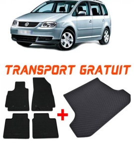 Volkswagen Touran I Facelift din 09.2010 - 08.2015 Van *1 , Set Covorase + tavita portbagaj auto accesorii pentru autoturismul tau - masina v996