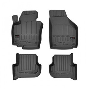 Volkswagen Touran I, Van, Din 03.2003 - 08.2015 , Set Covorase Auto Tip Tavita Premium 3D, din cauciuc accesorii pentru autoturismul tau - masina v171901
