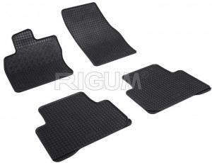 Volkswagen Touran II, Van, fabricat din 09.2015 - Prezent, set covorase auto dedicate, din cauciuc 100% Premium accesorii pentru autoturismul tau - masina v160605