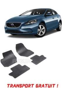 Volvo V60 I, Combi, fabricat din 10.2010 - 01.2018, set covorase auto dedicate, din cauciuc 100% Premium - Transport Gratuit accesorii pentru autoturismul tau - masina v37110