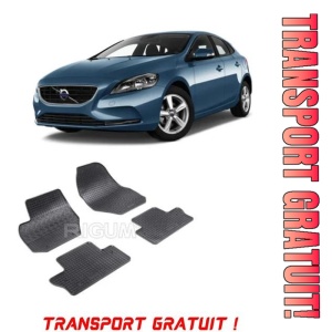Volvo V60 I, Combi, fabricat din 10.2010 - 01.2018, set covorase auto dedicate, din cauciuc 100% Premium - Transport Gratuit