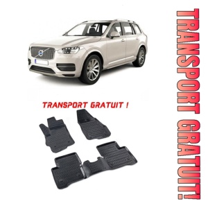 Volvo XC-90 II 2015-2025 Set 4 covorase auto din cauciuc tip tavita premium line 3D - Transport Gratuit!