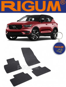 Volvo XC40, Suv, fabricat din 03.2018 - Prezent, set covorase auto dedicate, din cauciuc 100% Premium accesorii pentru autoturismul tau - masina v161356