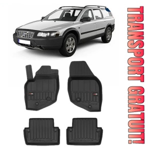 Volvo Xc70 I, Combi, Din 2000 - 2007 , Set Covorase Auto Tip Tavita Premium 3D, din cauciuc