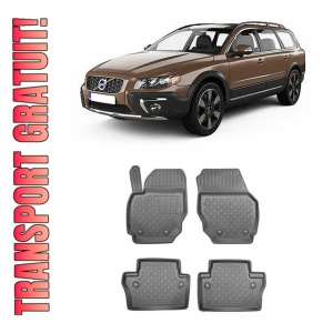 Volvo Xc70 II, Combi, Din 09.2007 - 2016 , Set Covorase Auto Tip Tavita Premium 3D, din cauciuc