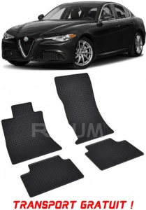 Alfa Romeo Giulia fabricat din 06.2016 - Prezent, Sedan, 4X4, set covorase auto dedicate, din cauciuc 100% Premium - Transport Gratuit accesorii pentru autoturismul tau - masina v41161