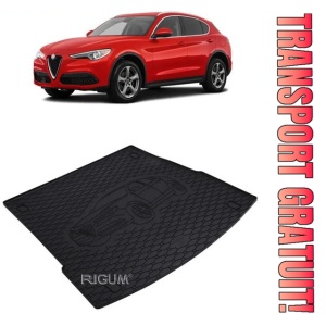 Alfa Romeo Stelvio Suv din 01.2017 - Prezent, Tavita Pentru Portbagaj Lux Premium Dedicata, Cu Subwoofer *1