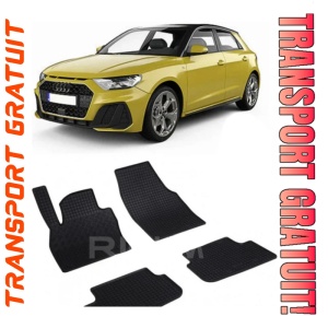 Audi A1 Gb, Hatchback, fabricat din 07.2018 - Prezent, set covorase auto dedicate, din cauciuc 100% Premium