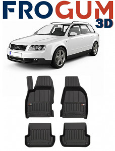Audi A4 B6 Din 11.2001 - 10.2004, Combi , Set Covorase Auto Tip Tavita Premium 3D, din cauciuc accesorii pentru autoturismul tau - masina v164227