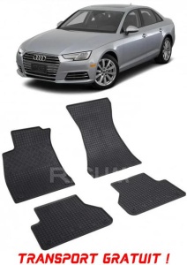 Audi A4 B9, Sedan, fabricat din 11.2015 - Prezent, set covorase auto dedicate, din cauciuc 100% Premium - Transport Gratuit accesorii pentru autoturismul tau - masina v41061