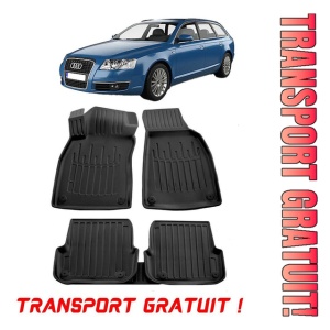 Audi A6 (C6) (2004-2011) Set covorase auto cauciuc G.Modern Line 3D transport gratuit