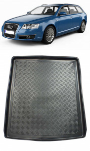 Audi A6 C6 Combi din 03.2005 - 2011, Tavita Pentru Portbagaj Lux Premium Dedicata, Cu Sine *2 accesorii pentru autoturismul tau - masina v202331