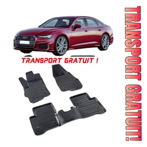 Audi A6 C7 (Typ 4G) 2011-2015 Set 4 covorase auto din cauciuc tip tavita premium line 3D - Transport Gratuit!