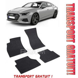 Audi A7 C8, Sportback, fabricat din 02.2018 - Prezent, set covorase auto dedicate, din cauciuc 100% Premium - Transport Gratuit