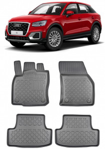 Audi Q2, Suv, Din 10.2016 - Prezent , Set Covorase Auto Tip Tavita Premium 3D, din cauciuc accesorii pentru autoturismul tau - masina v174103