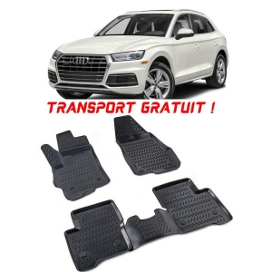 Audi Q3 I (8U) 2011-2018 Set 4 covorase auto din cauciuc tip tavita premium line 3D - Transport Gratuit! accesorii pentru autoturismul tau - masina v49555