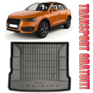 Audi Q3 I Suv din 08.2011 - 06.2018, Tavita Pentru Portbagaj Lux Premium Dedicata, Portbagaj Superior Roata Rezerva Ingusta *4